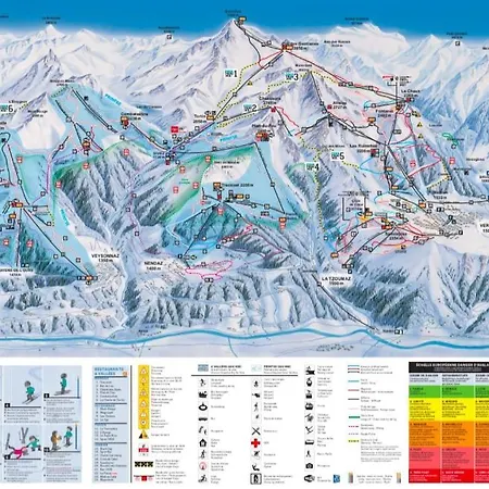 Ski-in Ski-out A Minute Des Telecabines Avec Vue Panoramique Sur Les Alpes Apartament *