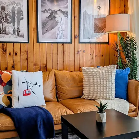 Apartament Ski-in Ski-out A Minute Des Telecabines Avec Vue Panoramique Sur Les Alpes